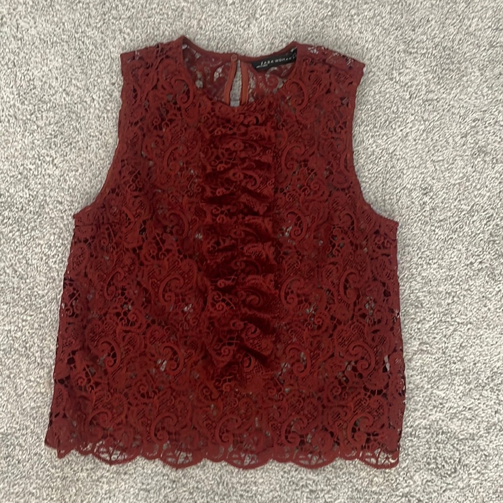 Zara Women Lace Shirt
